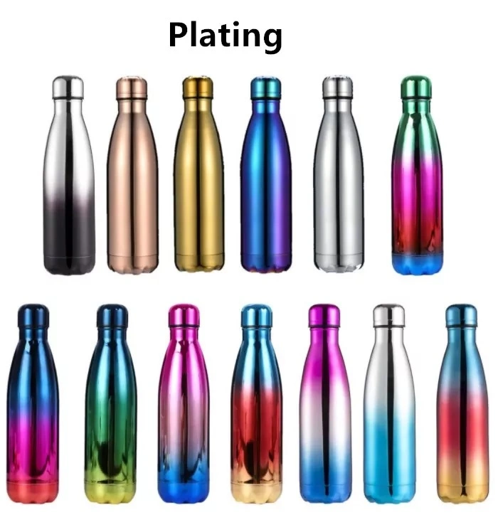 350ml/750ml Stainless Motion Sports Rugged Water Cup Monolayer Metal Color Cola Drink Bottle Drinkware